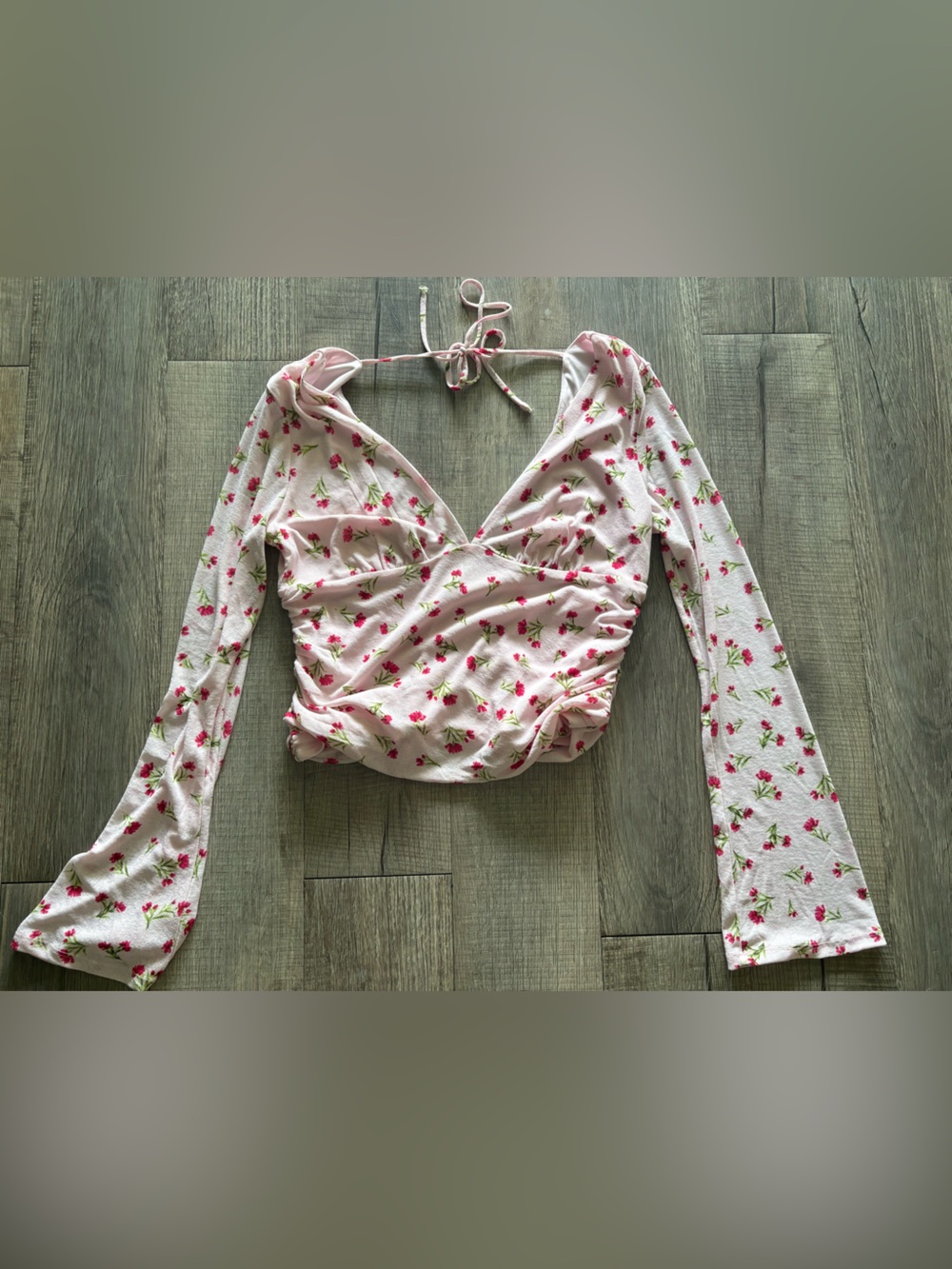 wild fable Pink Floral Long-Sleeve Top